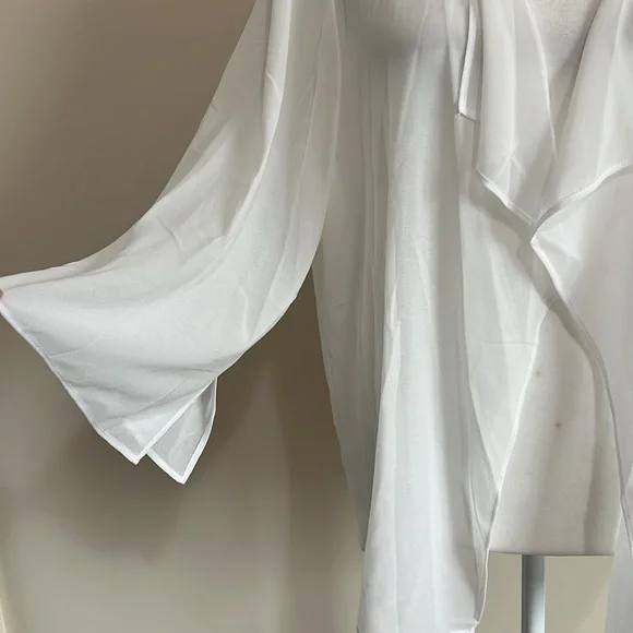 NWOT, XL Women  Cardigans Chiffon Loose Kimono Cardigan Capes Bolero Shrug. - Picture 5 of 10